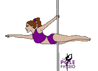 Polefitness Polestrong Sticker by The Pole Physio