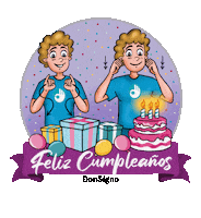 Feliz Cumple Happy Birthday Sticker by don signo