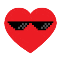 Heart Love Sticker by FuzzYard