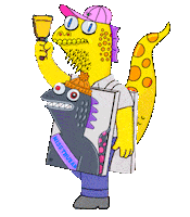 Nft Lizard Sticker by Bubbles Jackson