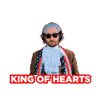 The King Rei De Copas Sticker
