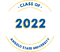 Graduation Sticker by Angelo State University