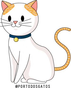portodosgatos giphyupload happy cat feliz Sticker