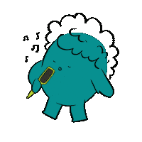 Bobandfrou Sticker by By Lizzie Parra