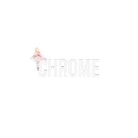 Artist Chrome Sticker by Distant Matter