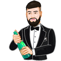 Drunk Happy Birthday Sticker