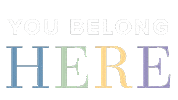 You Belong Here Sticker by Rodan + Fields