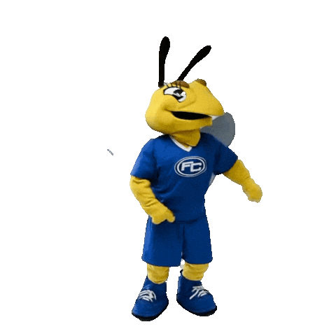 Buzzy Sticker by Fullerton College