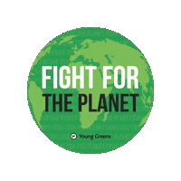 YoungGreens climate change green party young greens Sticker