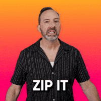 Say No More Shut Up GIF by Tony Hale