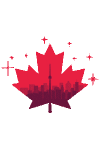 Toronto Maple Sticker by Kimpton