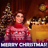 Merry Christmas Smiling GIF by G5 games