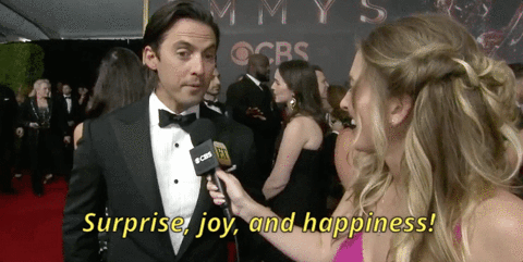 the emmy awards surprise joy and happiness GIF by Emmys