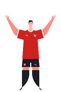 rey de copas escudo Sticker by Club Atlético Independiente