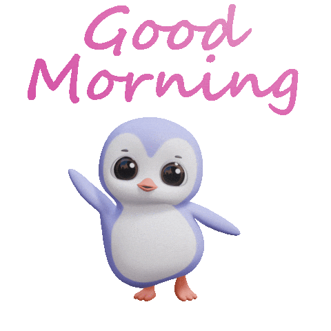 Happy Good Morning Sticker by Pengu