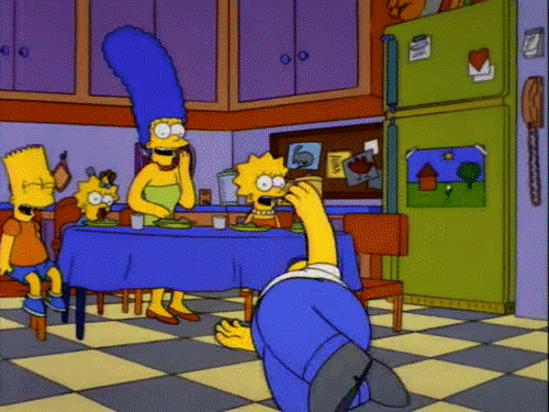 Homer Simpson Spinning GIF