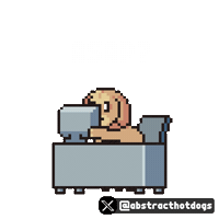 Angry Computer Sticker by HotDogs