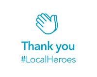 Local Heroes Thank You Sticker by Co-op