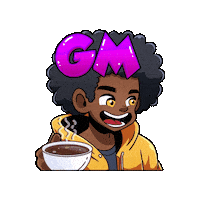 Good Morning Coffee Sticker by GAMES.GG