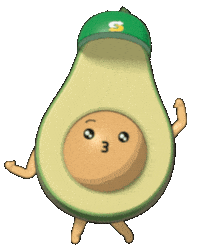 SubwayKorea subway avocado 댄스 춤 Sticker