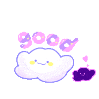 Heart Cloud Sticker