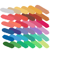 Spring Palette Sticker by Cromos