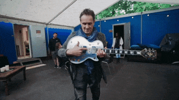 defleppard dog sticker rock guitar GIF