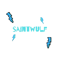 Lightning Bolt Shop Sticker by SAINTWULF