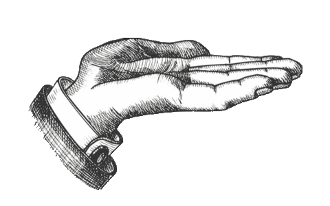 Hand Point Sticker