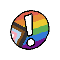 Rainbow Gay Sticker by WONGDOODY