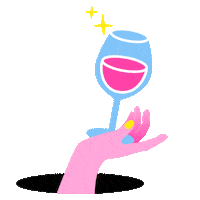 drunk magic Sticker by lula dmitrieva