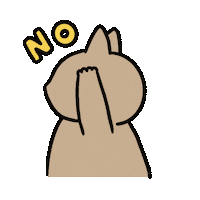 Cant Hear No Thank You Sticker by Cat and Cat Comics