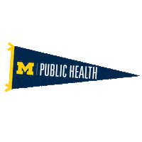 University Of Michigan Uofmichigan Sticker by Michigan Public Health
