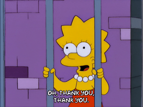 happy lisa simpson GIF