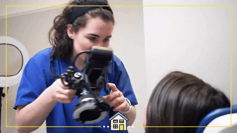 Camera Flash GIF by The Dental House