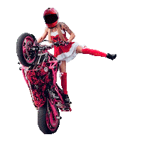 Motorcycle Stuntbike Sticker by Crazy Iron