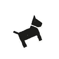 HOTEL_CAPPUCCINO dog bark 개 멍멍이 Sticker
