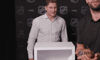 ice hockey shrug GIF by NHL