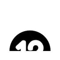 Number Blanco Sticker