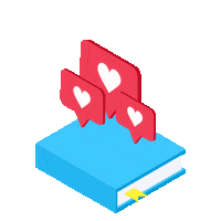instagram hearts Sticker by Lulu Press