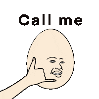Calling Call Me Sticker