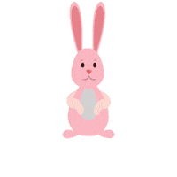 Coelhinho Da Pascoa Coelho Sticker by Amanda Batista