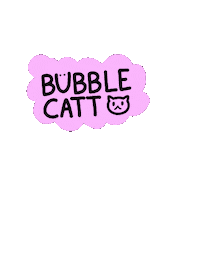 bubblecatt bubble catt bubblecat bubblecatdesigns Sticker