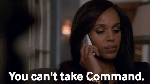 Scandal You Cant Take Command GIF by ABC Network