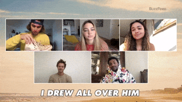 Drew All Over Him
