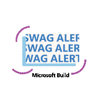 Swag Msbuild Sticker by Microsoft Cloud