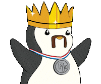 Long Live Queen Sticker by Pudgy Penguins