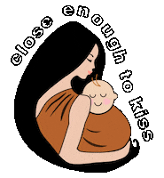 Babywearing Sticker by Green Child Magazine
