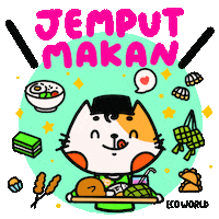 Cat Ramadan Sticker by Eco Spring  at Iskandar Malaysia