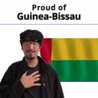 Guinea-Bissau Gw Sticker